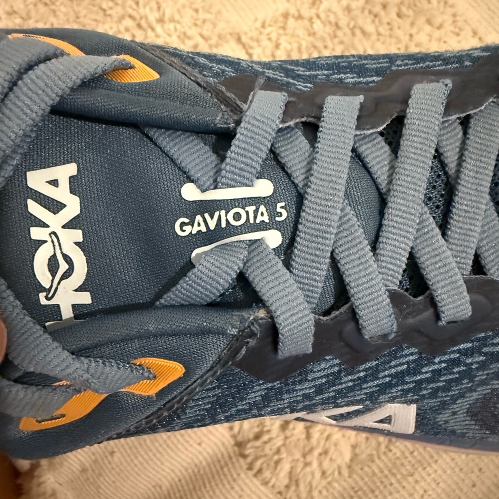 HOKA Dynamic Blue and Pink Sneakers Gaviota 5 - Picture 5 of 7